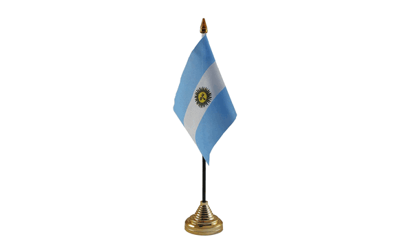 Argentina Table Flags
